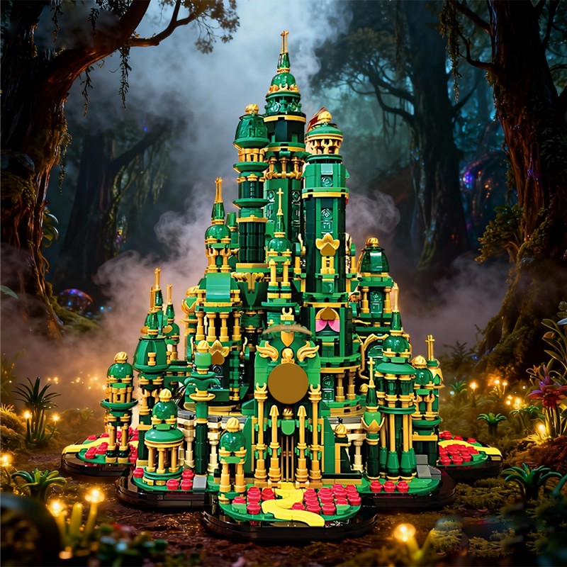 GOBRICKS MOC 241626 Emerald City Wizard's Palace - YWOBB