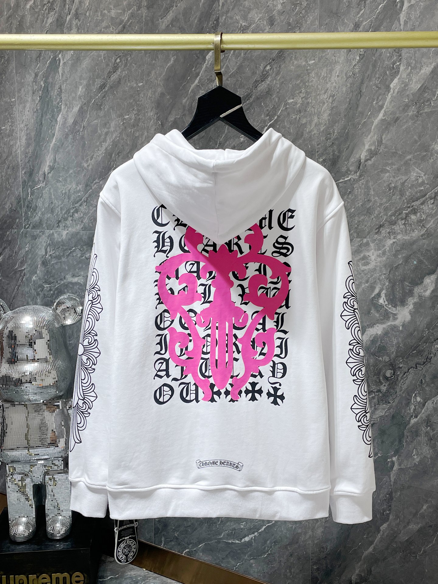 98_Chrome Heart hoodie