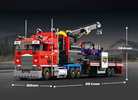 Reobrix 843 SEMI-TRUCK WITH TRAILER - YWOBB