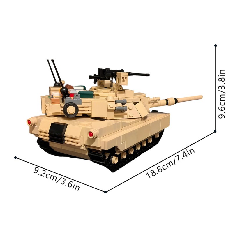 GOBRICKS MOC 250773 M1A2 Abrams - YWOBB