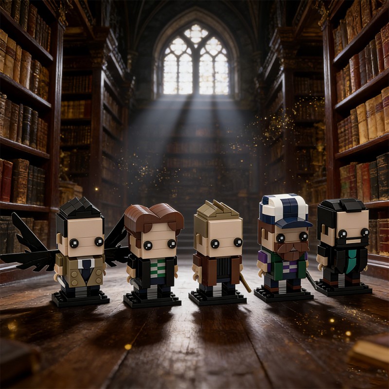 GOBRICKS MOC 216538 Supernatural BrickHeadz 5-in-1 bundle - YWOBB