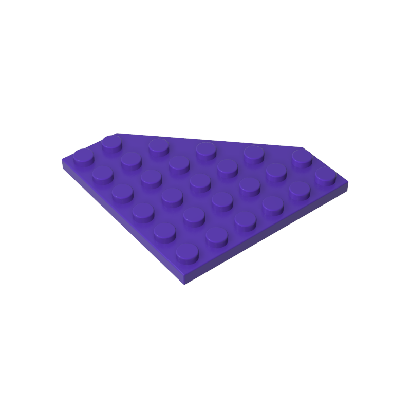 GOBRICKS GDS-702  Plate 6 x 6 Cut Corner - YWOBB