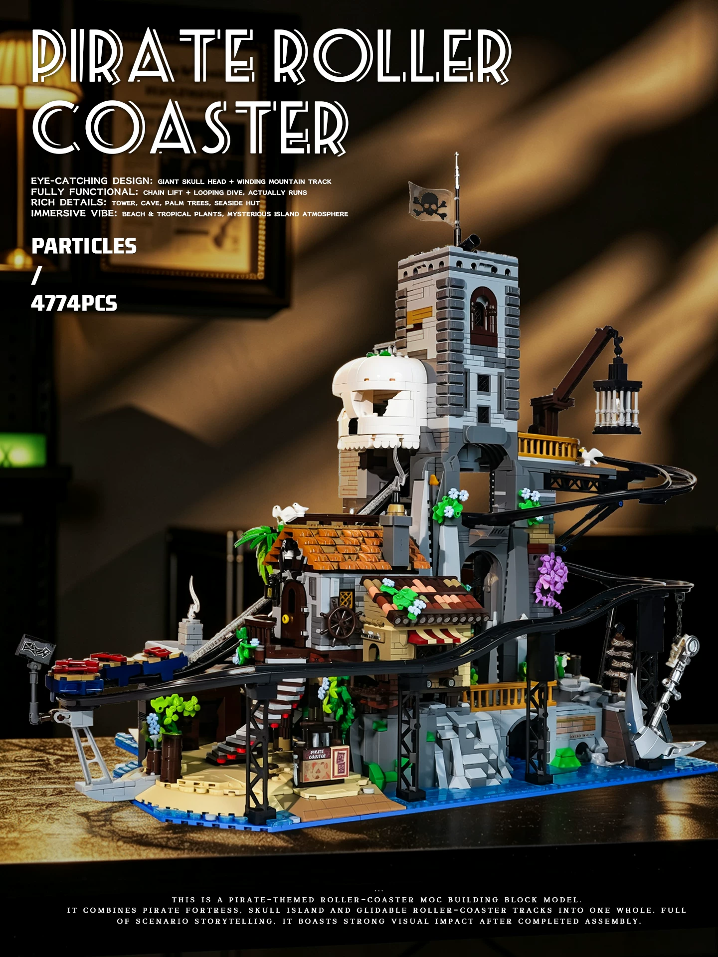 Small Angle JD155 PIRATE ROLLER COASTER - YWOBB