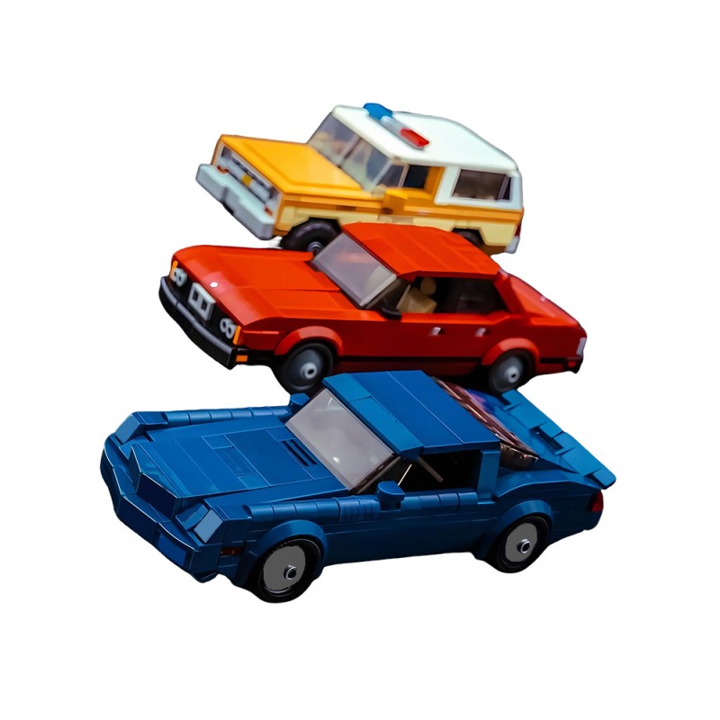 GOBRICKS MOC 243233 Stranger Things car trilogy bundle - YWOBB