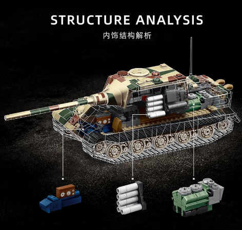12GO 97060 JAGDTIGER Tank destroyer - YWOBB