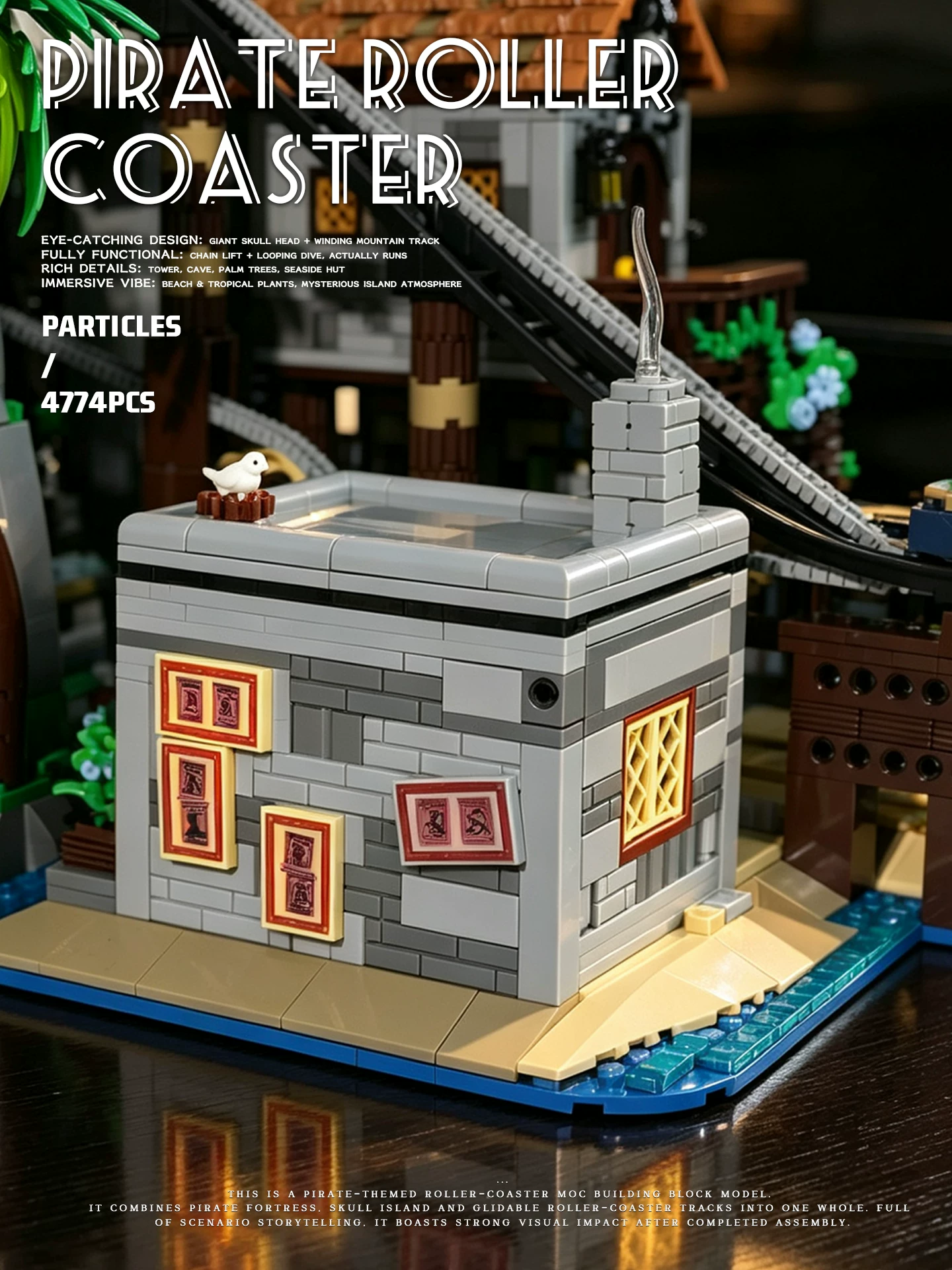 Small Angle JD155 PIRATE ROLLER COASTER - YWOBB