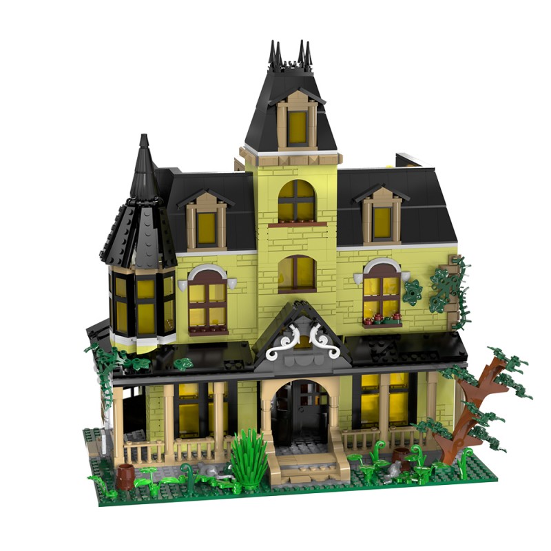 GOBRICKS MOC S1010 The Haunted Mansion - YWOBB