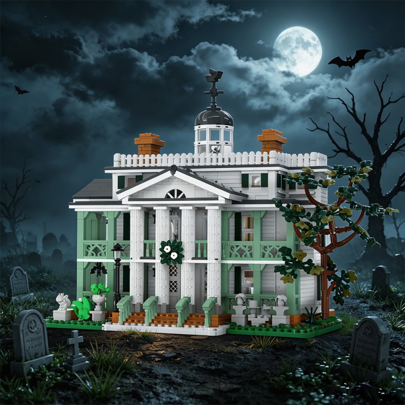 GOBRICKS MOC S1028 Haunted Mansion - YWOBB
