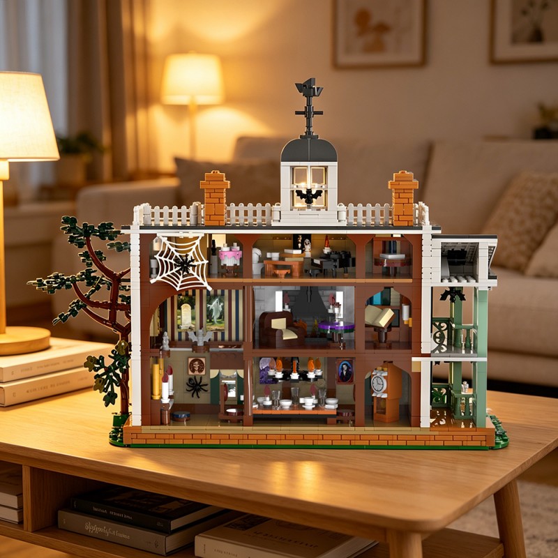 GOBRICKS MOC S1028 Haunted Mansion - YWOBB