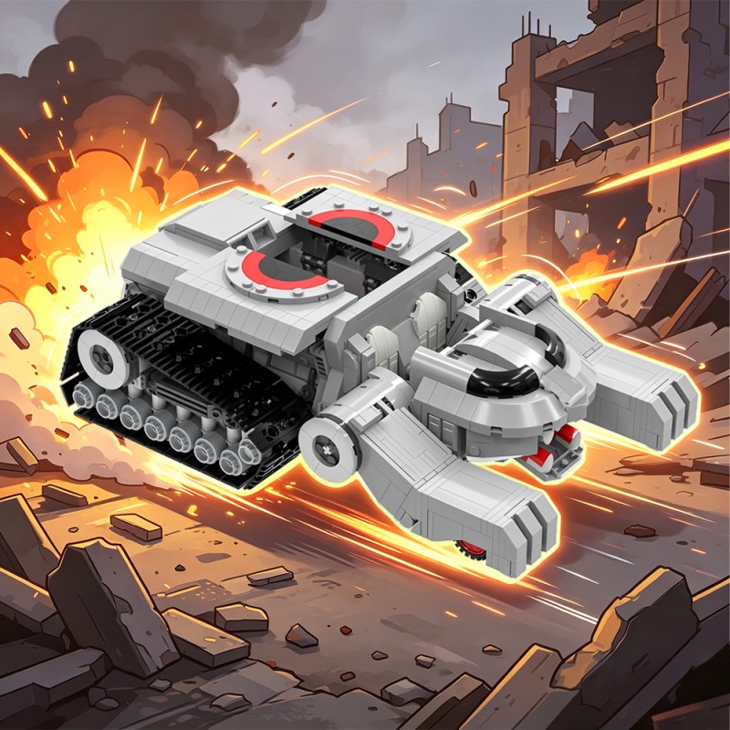 GOBRICKS MOC S1048 ThunderCats Vehicle - YWOBB