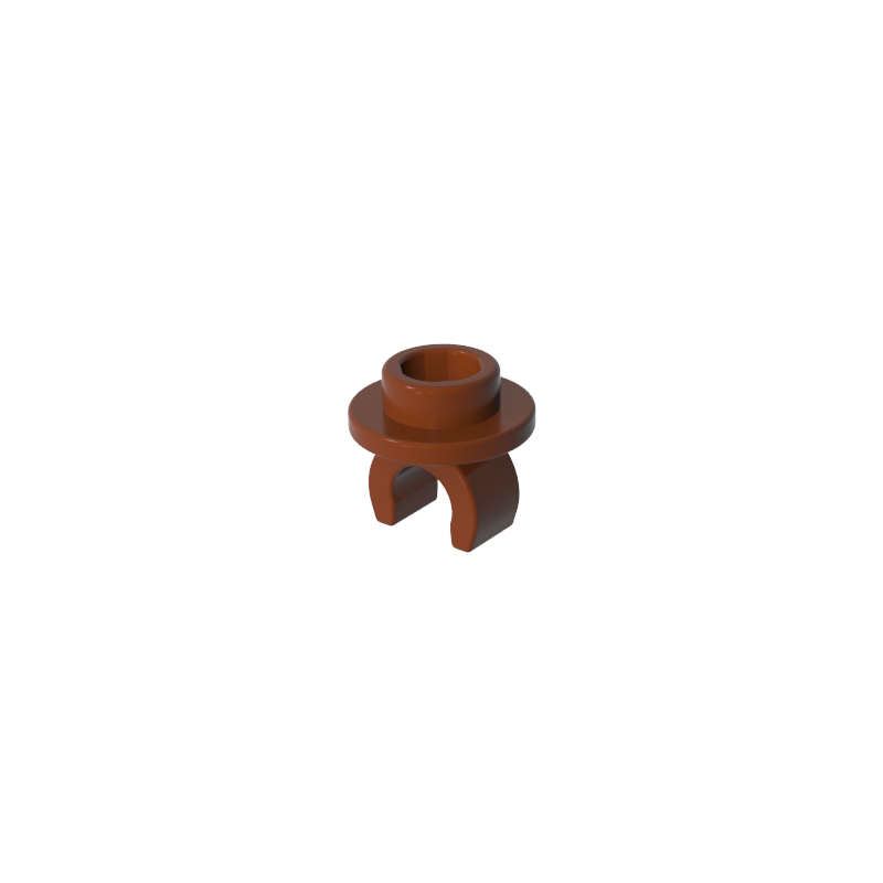 GOBRICKS GDS-90584 Plate Round 1 x 1 with Clip on Bottom - YWOBB