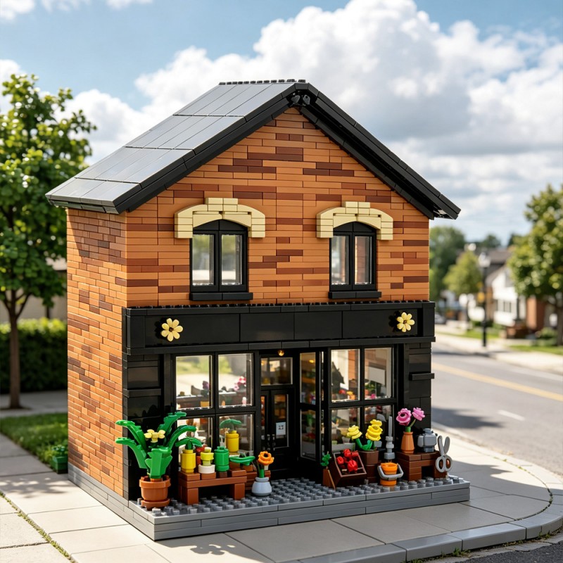 GOBRICKS MOC S1110 Schitt's Creek Rose Apothecary - YWOBB