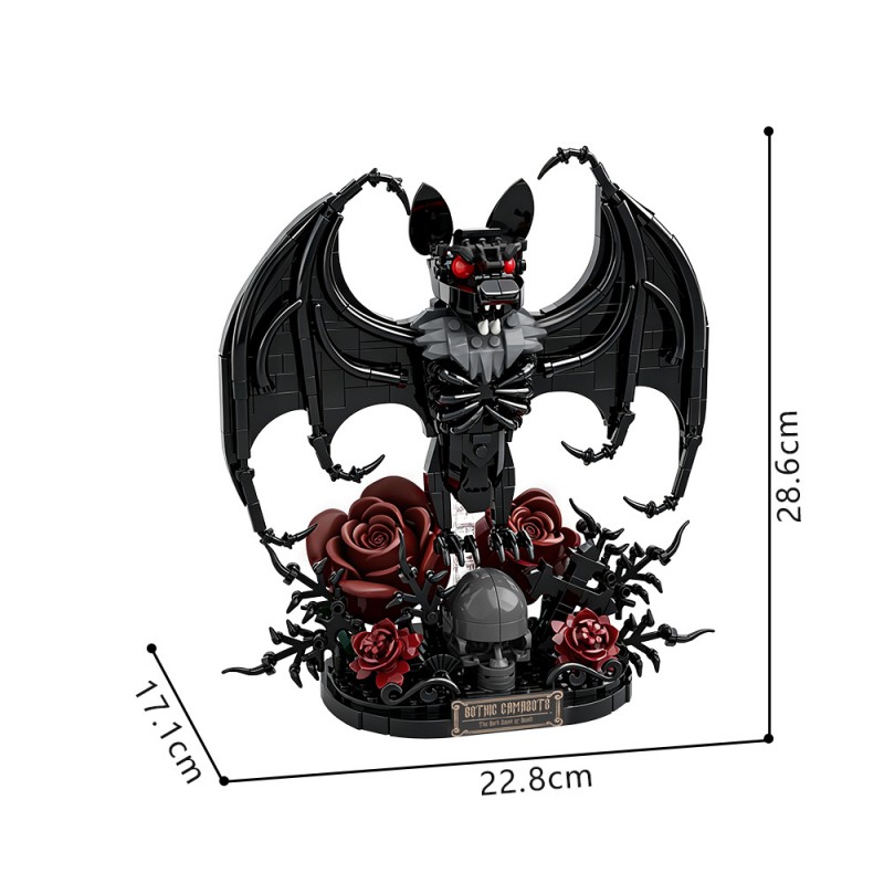 GOBRICKS MOC S1024 Gothic Bat - YWOBB