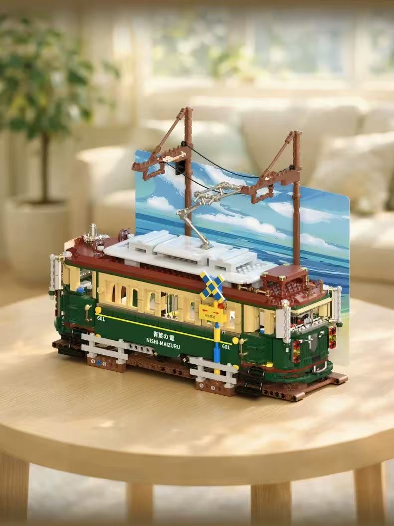 HUIYOYOYI H1018 Japanese Series Nostalgic Japanese Trams - YWOBB