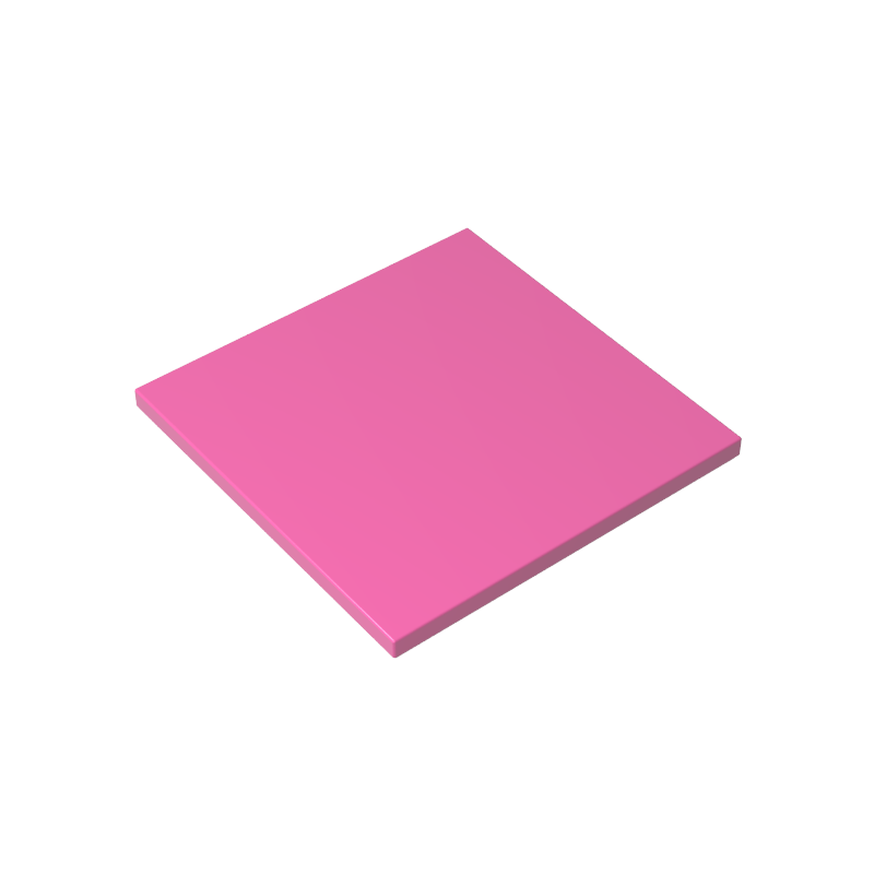 GOBRICKS GDS-1116 Tile 6 x 6 with Bottom Tubes - YWOBB