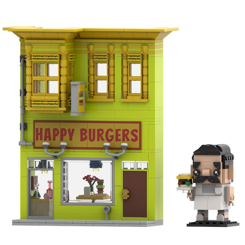 GOBRICKS MOC S0140 Bob's burgers - YWOBB
