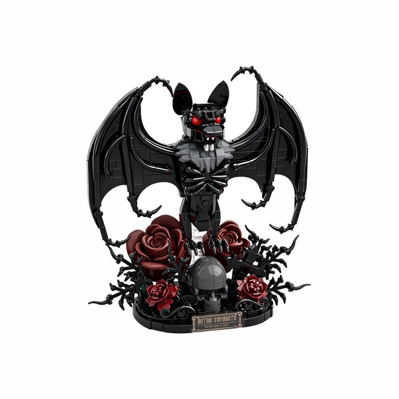 GOBRICKS MOC S1024 Gothic Bat - YWOBB