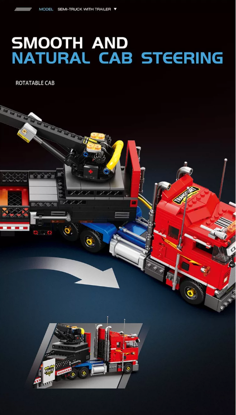 Reobrix 843 SEMI-TRUCK WITH TRAILER - YWOBB