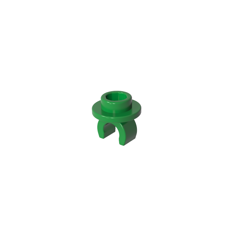 GOBRICKS GDS-90584 Plate Round 1 x 1 with Clip on Bottom - YWOBB