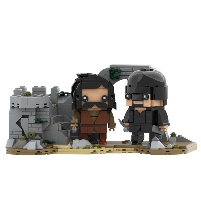 GOBRICKS MOC S0147 The Princess Bride Westley fights Inigo - YWOBB