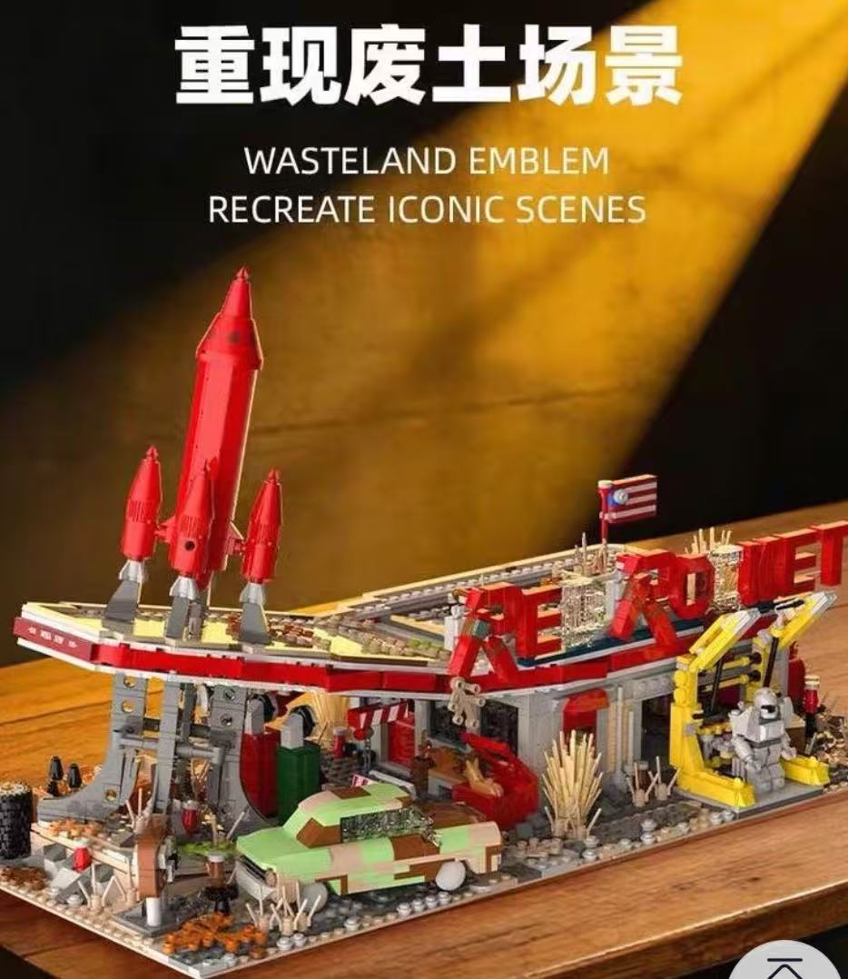 Xbert 66139 Red Rocket Diner with Lights - YWOBB