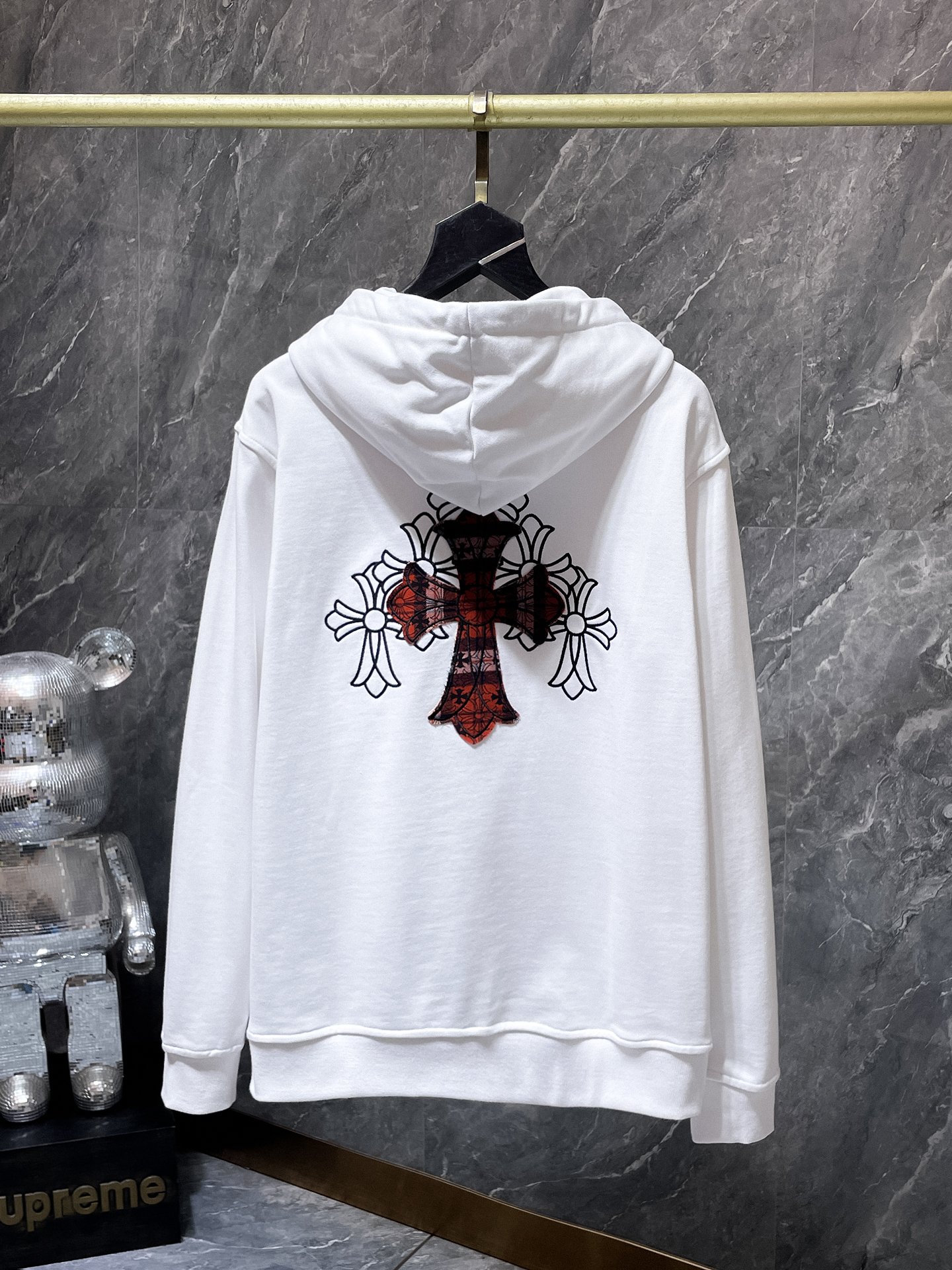 93_Chrome Heart hoodie