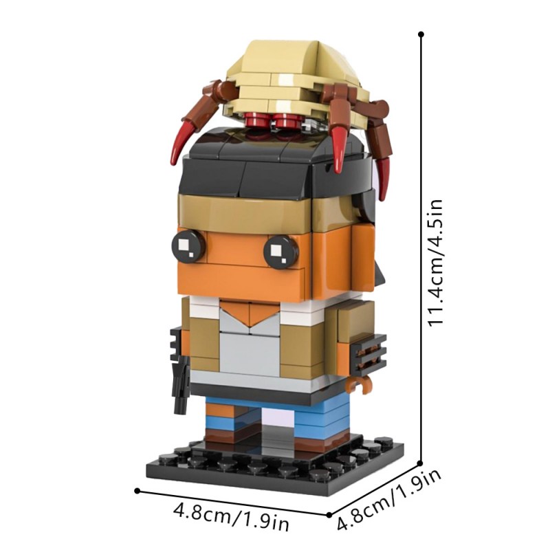 GOBRICKS MOC 243204 Brickheadz Half-Life 2 Alyx - YWOBB