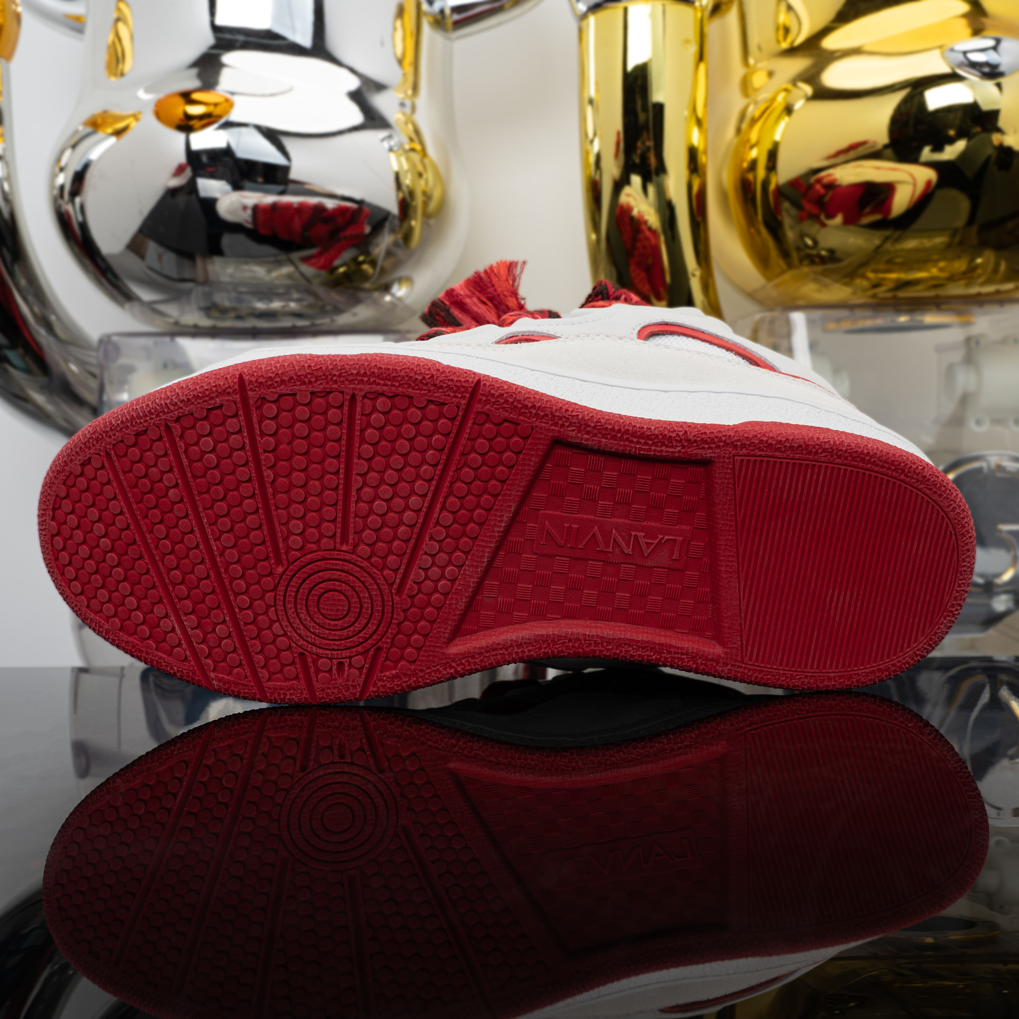 Lanv*n Curb Sneakers  FM-SKD11-DRAP-P230030