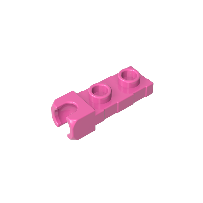 GOBRICKS GDS-851  Modified 1 x 2 with Small Tow Ball Socket on End - YWOBB