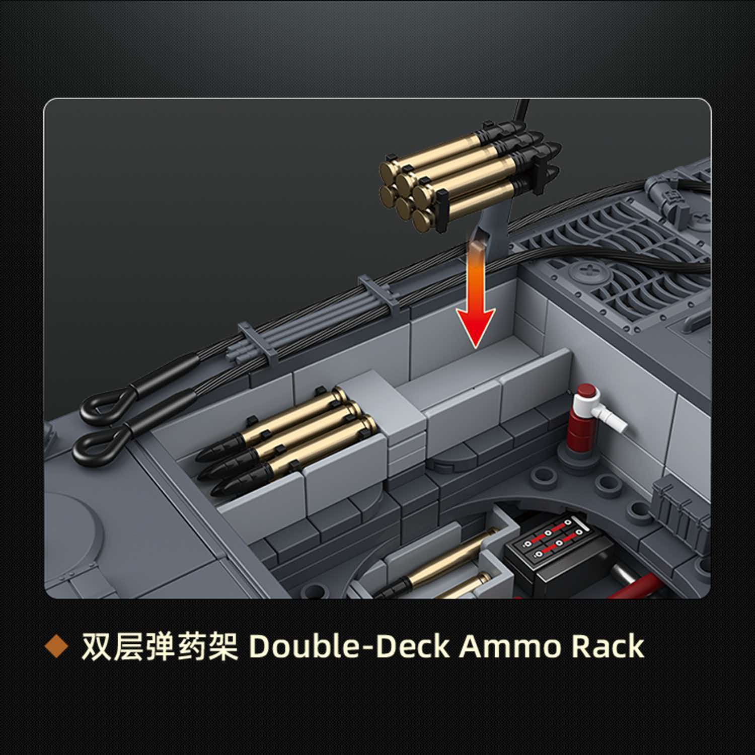 QuanGuan 100335 1:28 Tiger I Early No.332 Tank - YWOBB