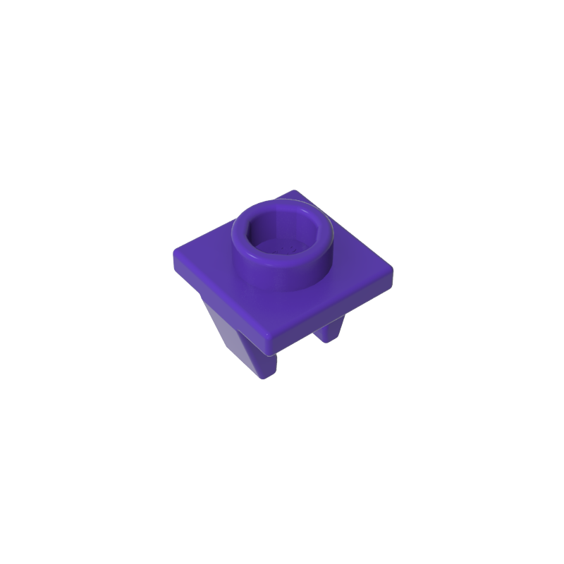 GOBRICKS GDS-90296 Tile Modified 1 x 1 with Clip - YWOBB