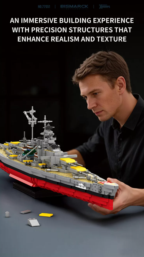 Reobrix 77051 BISMARCK BATTLESHIP - YWOBB