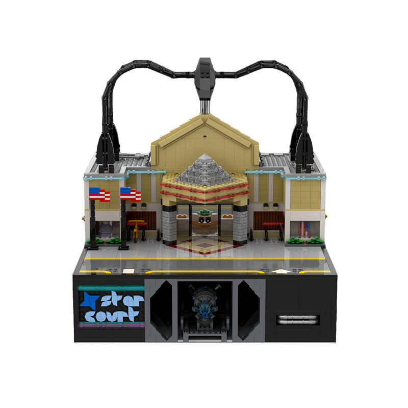GOBRICKS MOC 246677 Stranger Things Starcourt Mall - YWOBB