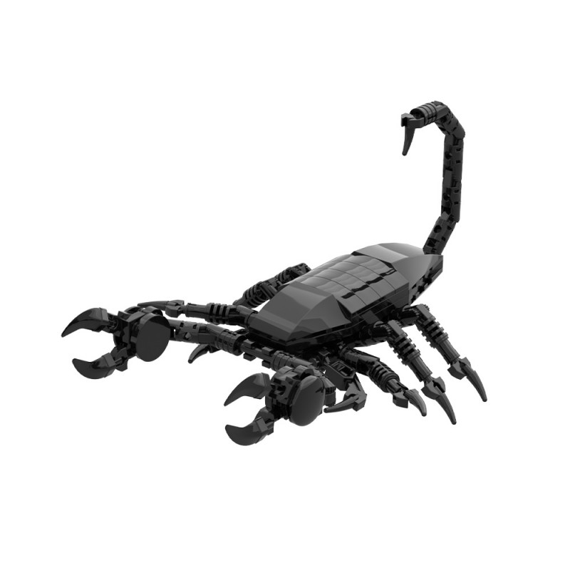 GOBRICKS MOC 37155 Black Scorpion - YWOBB