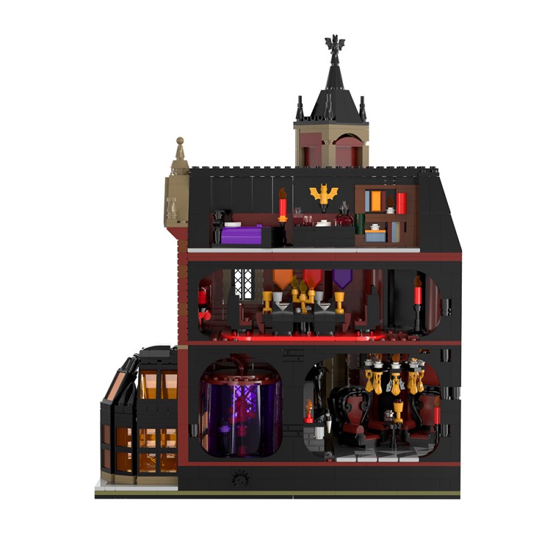 GOBRICKS MOC S1011 Haunted House - YWOBB