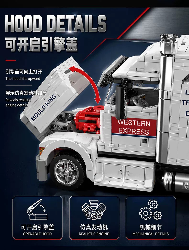 Mould King 10269 Versatile 9900i Truck - YWOBB