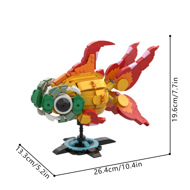 GOBRICKS MOC 244865 Pokeman Chi-Yu - YWOBB