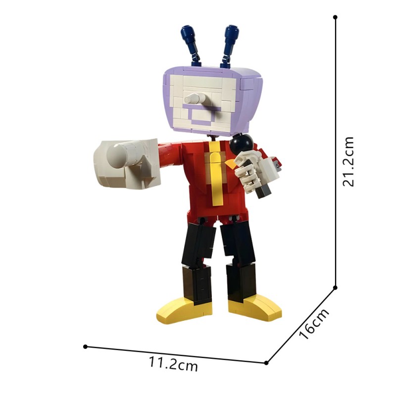 GOBRICKS MOC 240576 Deltarune Tenna - YWOBB