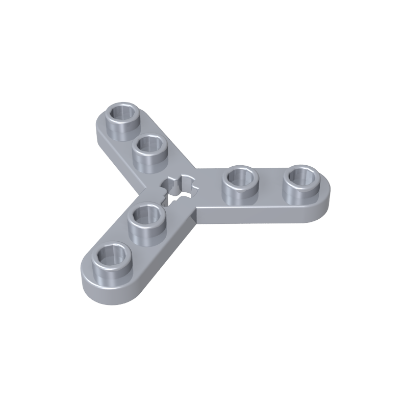 GOBRICKS GDS-983 Plate Rotor 3 Blade with Smooth Ends and 6 Studs - YWOBB