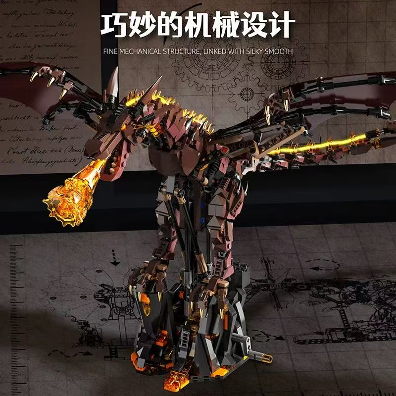 MJ 13102 Mechanical Fire Breathing Dragon - YWOBB