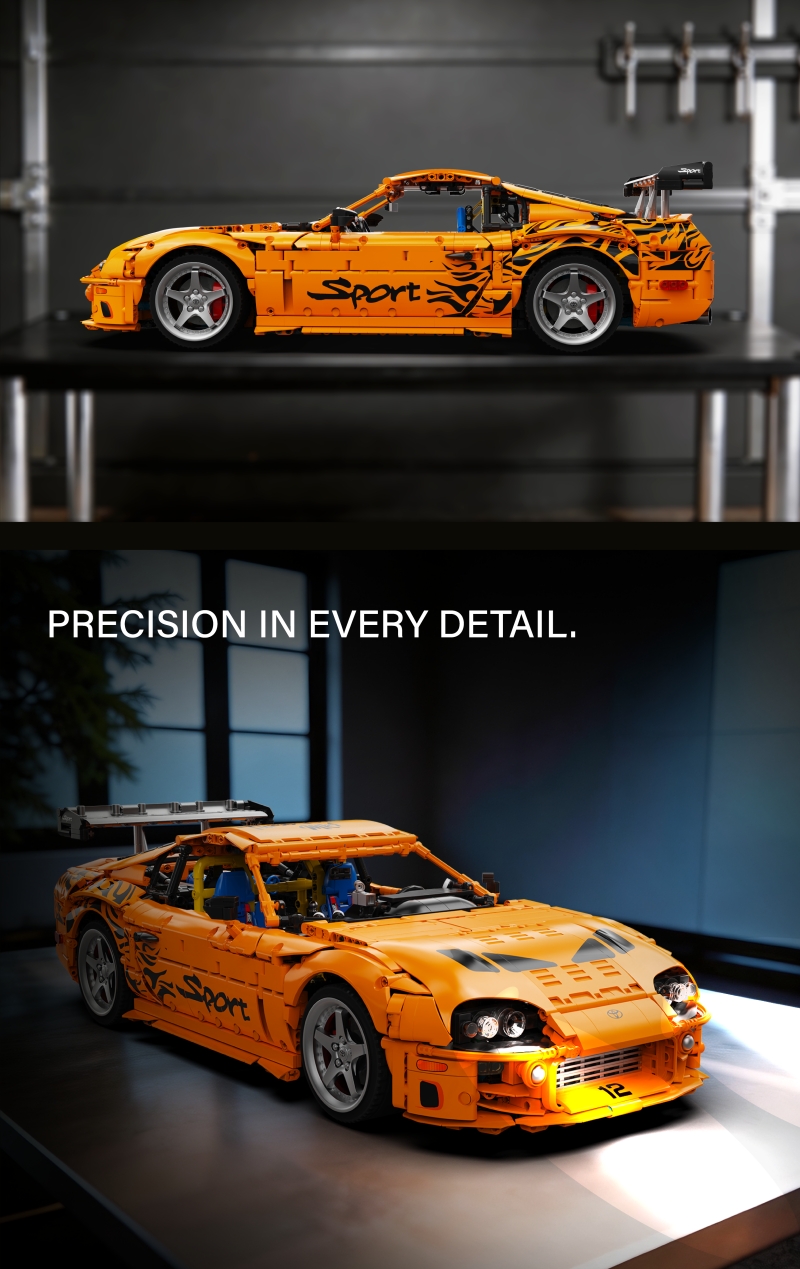 XINYU 23049 1:8 TOYOTA SUPRA A80 OVP US Warehouse Version - YWOBB