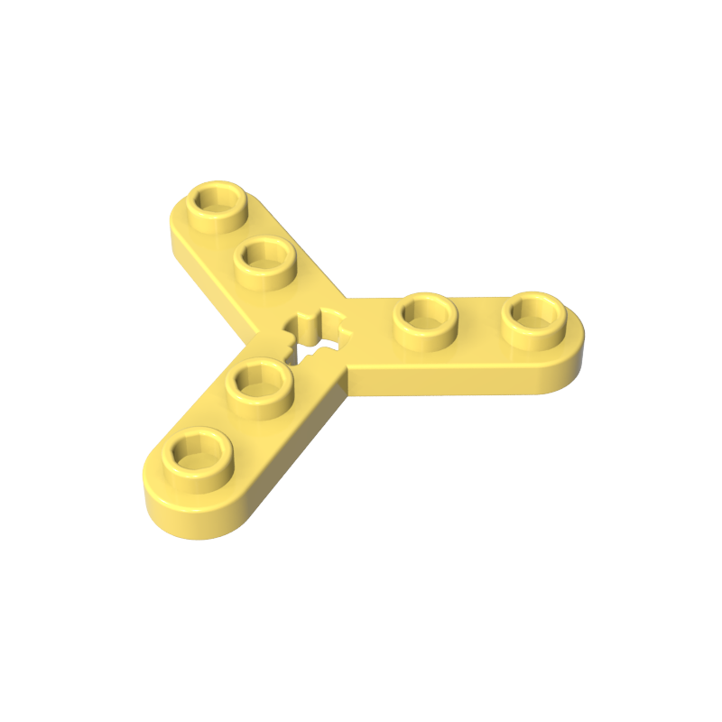 GOBRICKS GDS-983 Plate Rotor 3 Blade with Smooth Ends and 6 Studs - YWOBB