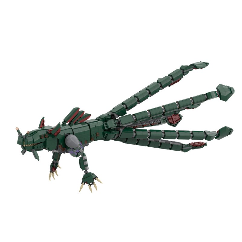 GOBRICKS MOC 232734 Sea Dragon Leviathan (Subnautica) - YWOBB