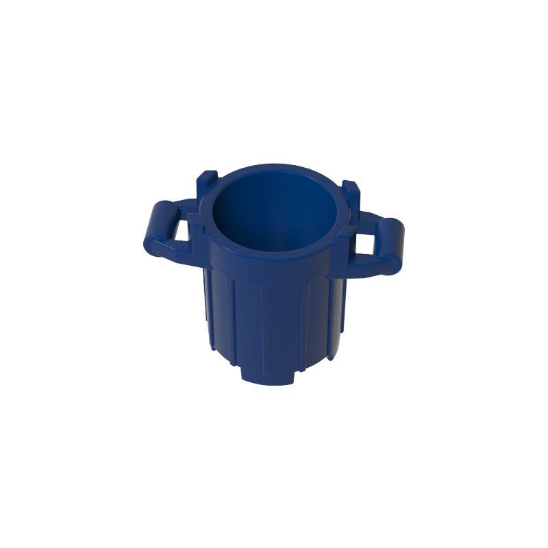 GOBRICKS GDS-90180 Container Trash Can with 4 Cover Holders - YWOBB