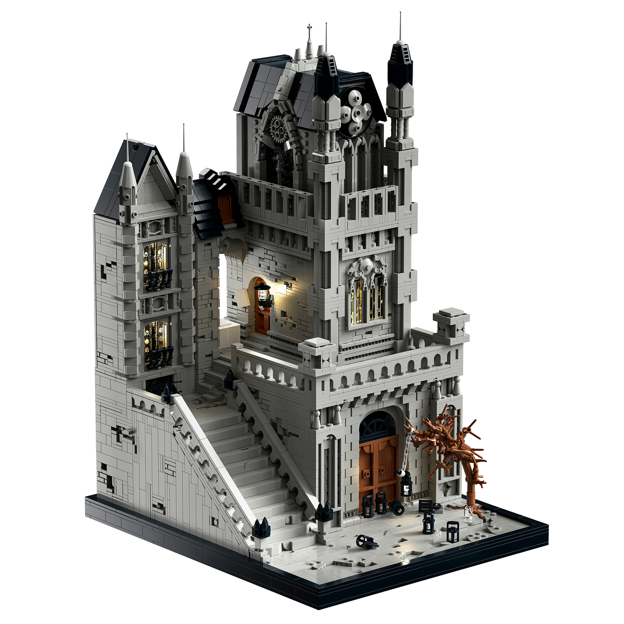 BOGAOBANG B6400 Gothic Architecture with lights OVP US Warehouse Version - YWOBB