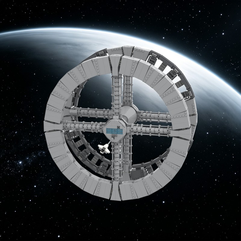 GOBRICKS MOC 260505 Space Station 5 from 2001: a space odyssey - YWOBB