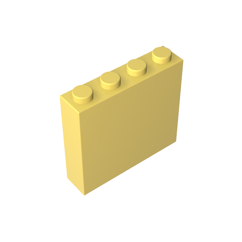 GOBRICKS GDS-90328 Brick 1 x 4 x 3 - YWOBB
