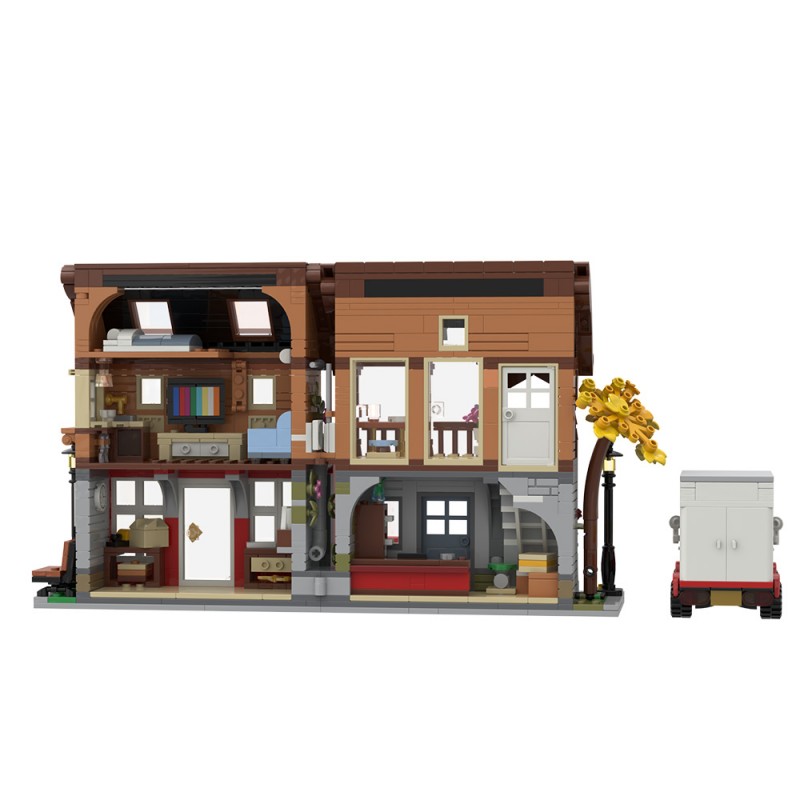 GOBRICKS MOC 256725 The Red Postal Street - YWOBB