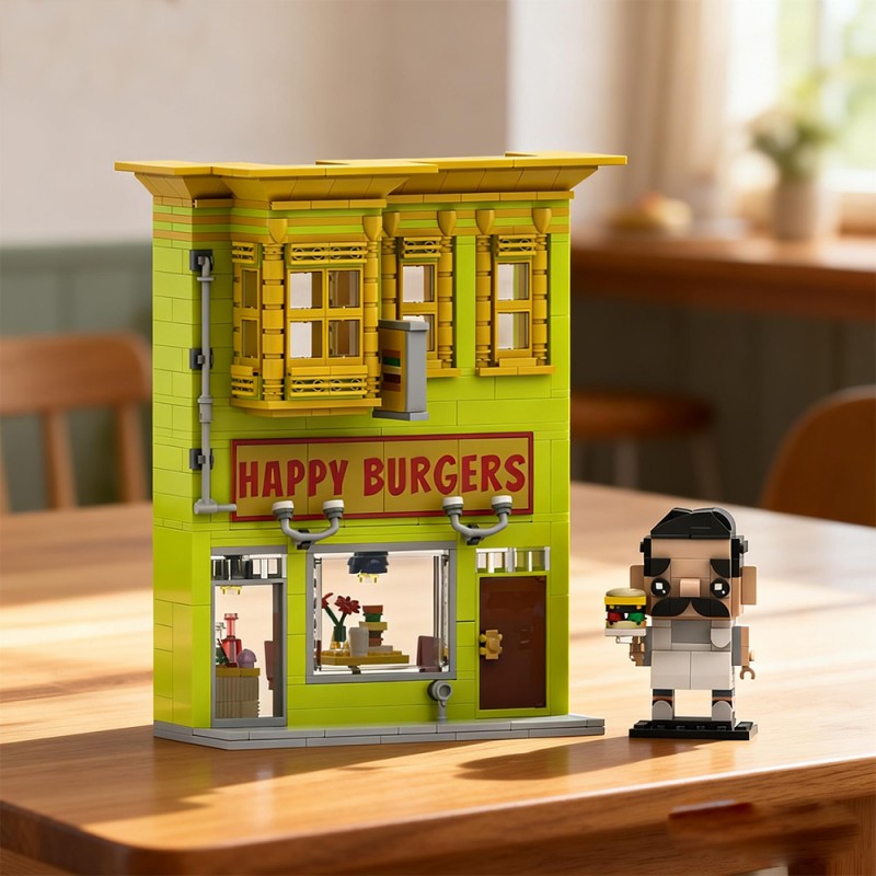 GOBRICKS MOC S0140 Bob's burgers - YWOBB