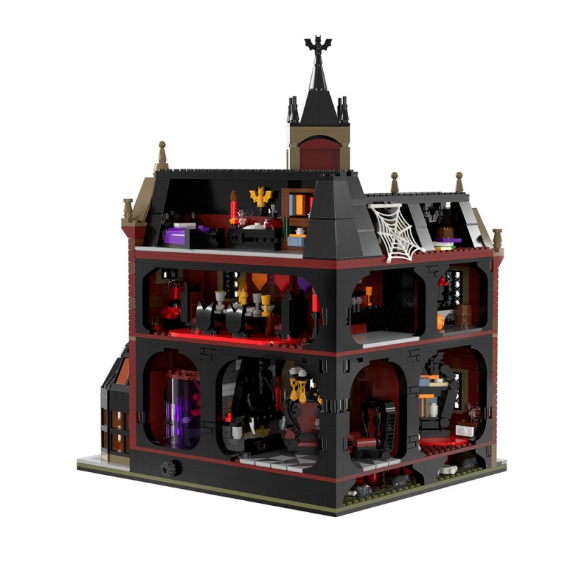GOBRICKS MOC S1011 Haunted House - YWOBB